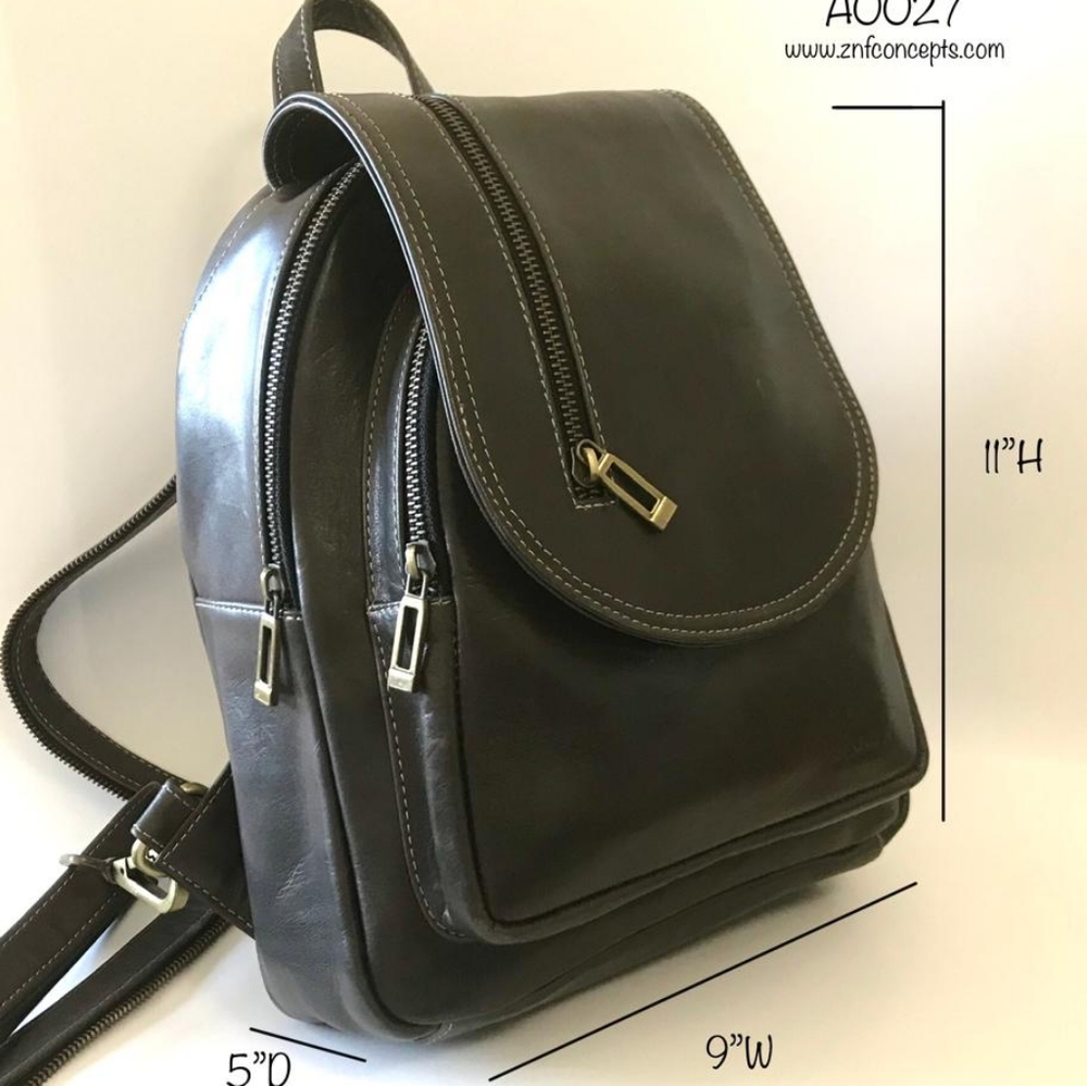 Convertible Backpack/Sling Bag Charcoal Black/grey - Picture 3 of 7